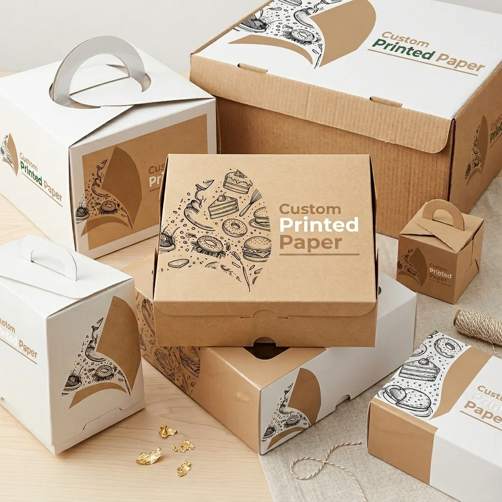Custom Self-Lock Cake Boxes
