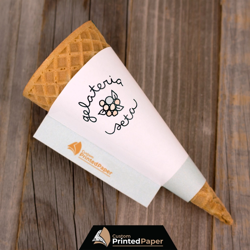 Custom Crepe Cone Sleeves