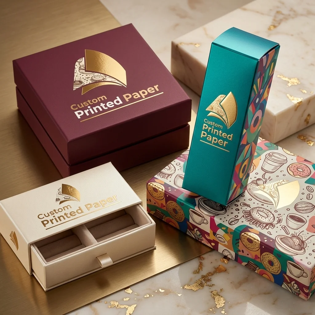 Custom Gold Foil Boxes