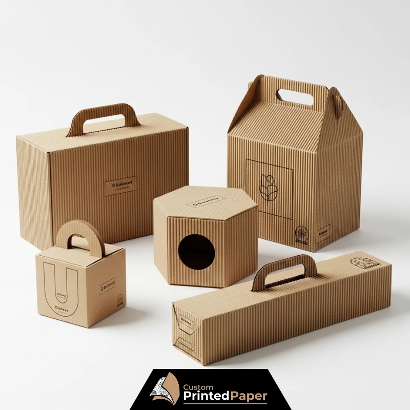 Custom Corrugated Handle Boxes