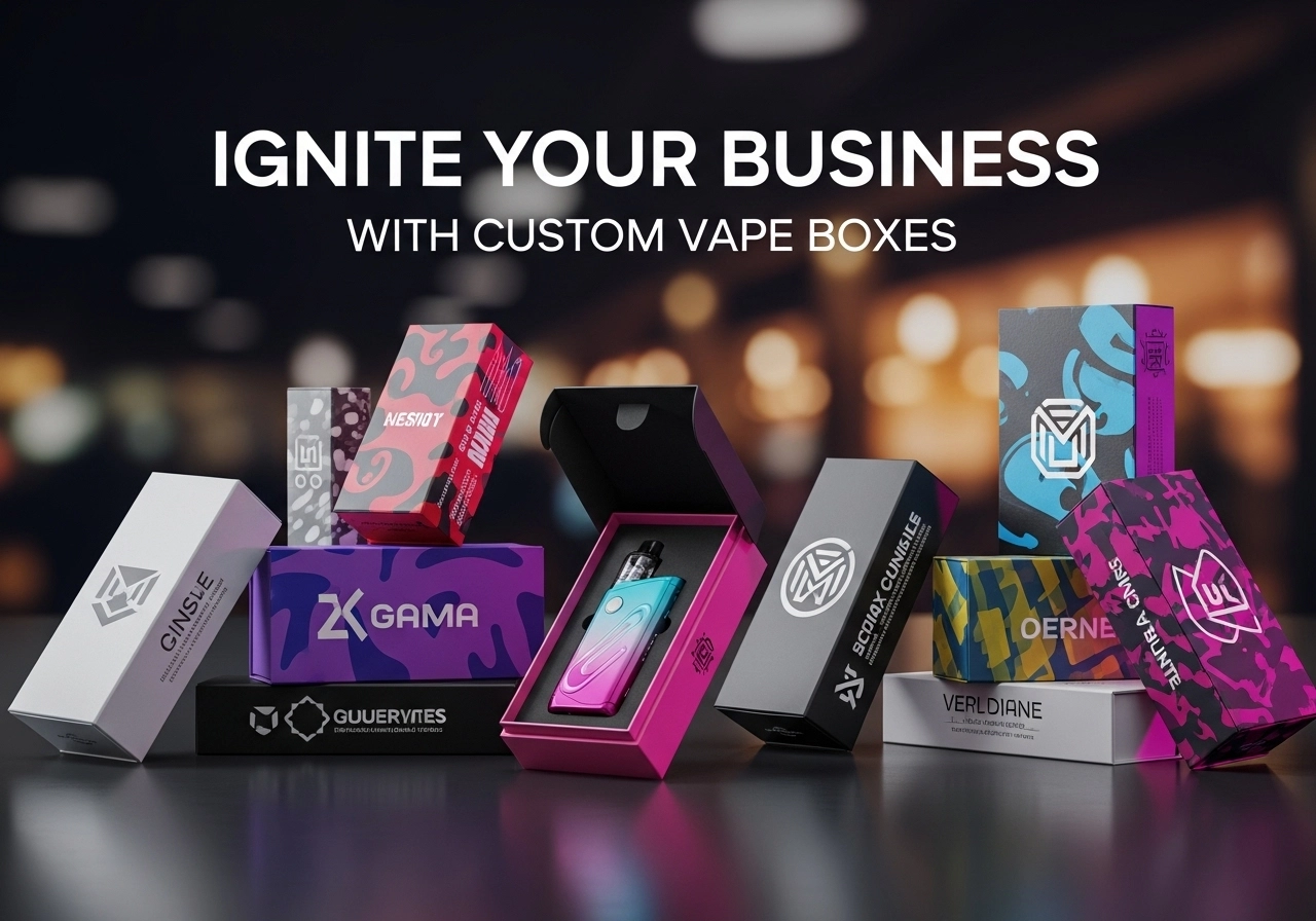 Ignite Your Business With Custom Vape Boxes Packaging