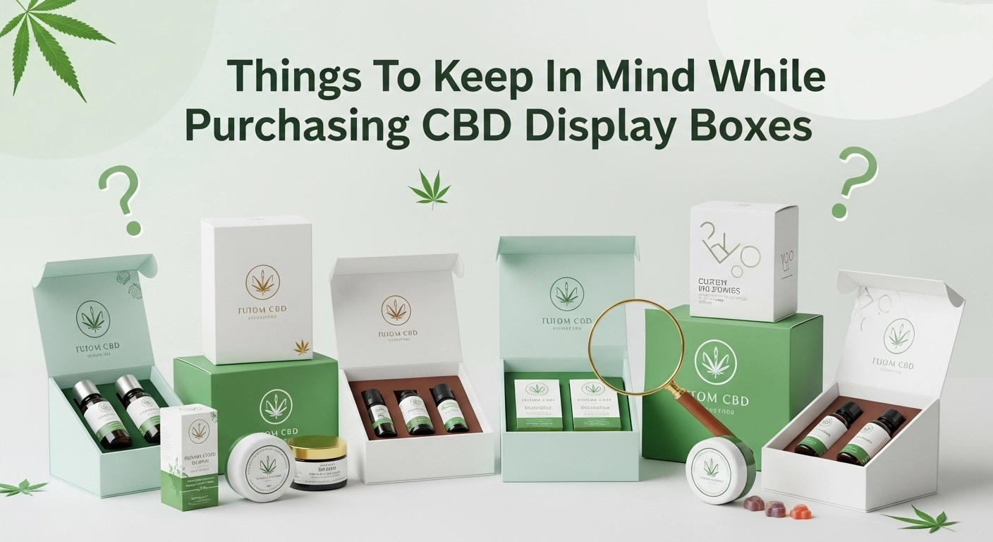 Things To Keep In Mind While Purchasing Custom CBD Display Boxes