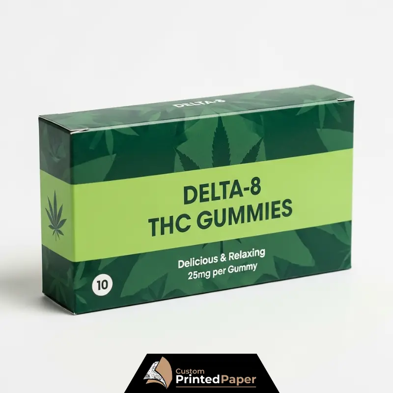 Delta-8 THC Gummies Boxes
