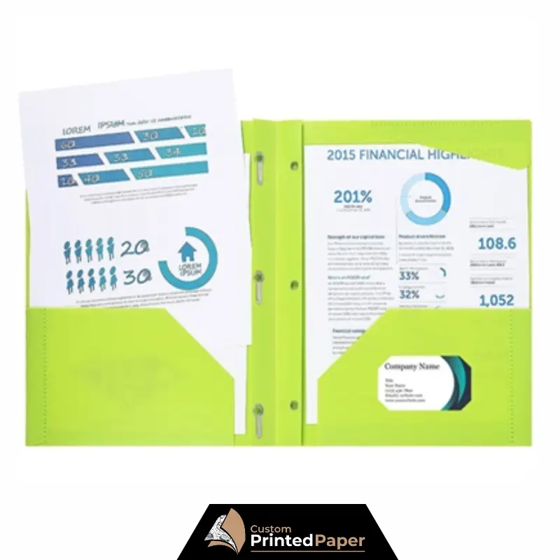 Custom 3 Prong Folders