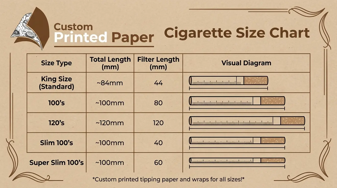 Cigarette Size Chart: Every Dimension, Standard & Regulation You Need to Know