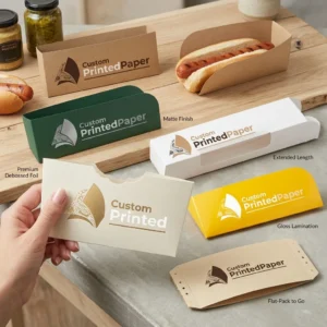 Custom Hot Dog Sleeves