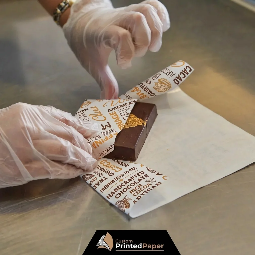 Custom Chocolate Wrapping Paper