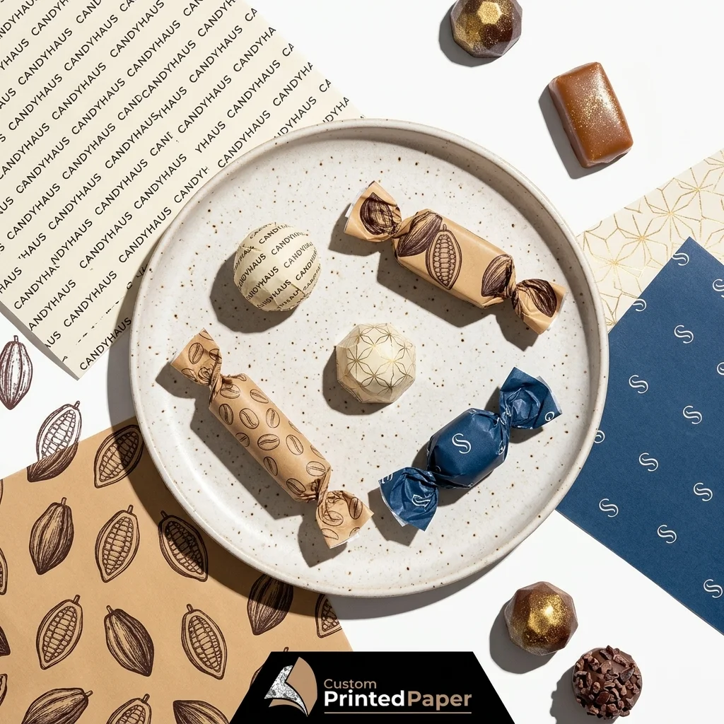 Custom Candy Wrapping Paper