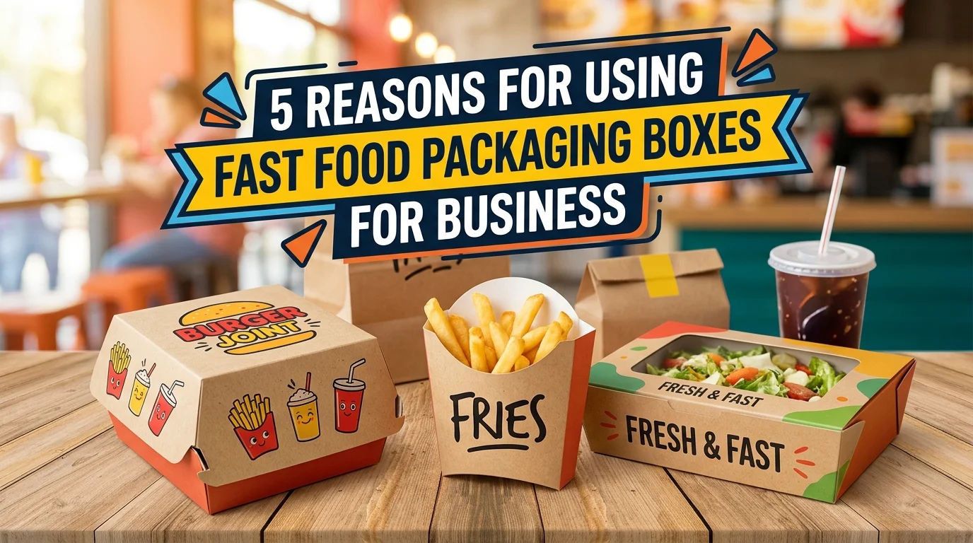 5 Reasons for Using Fast Food Packaging Boxes for Business