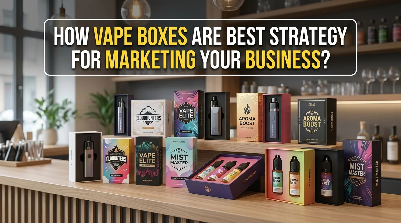 How Vape Boxes Are Best Strategy For Marketing Your Business?