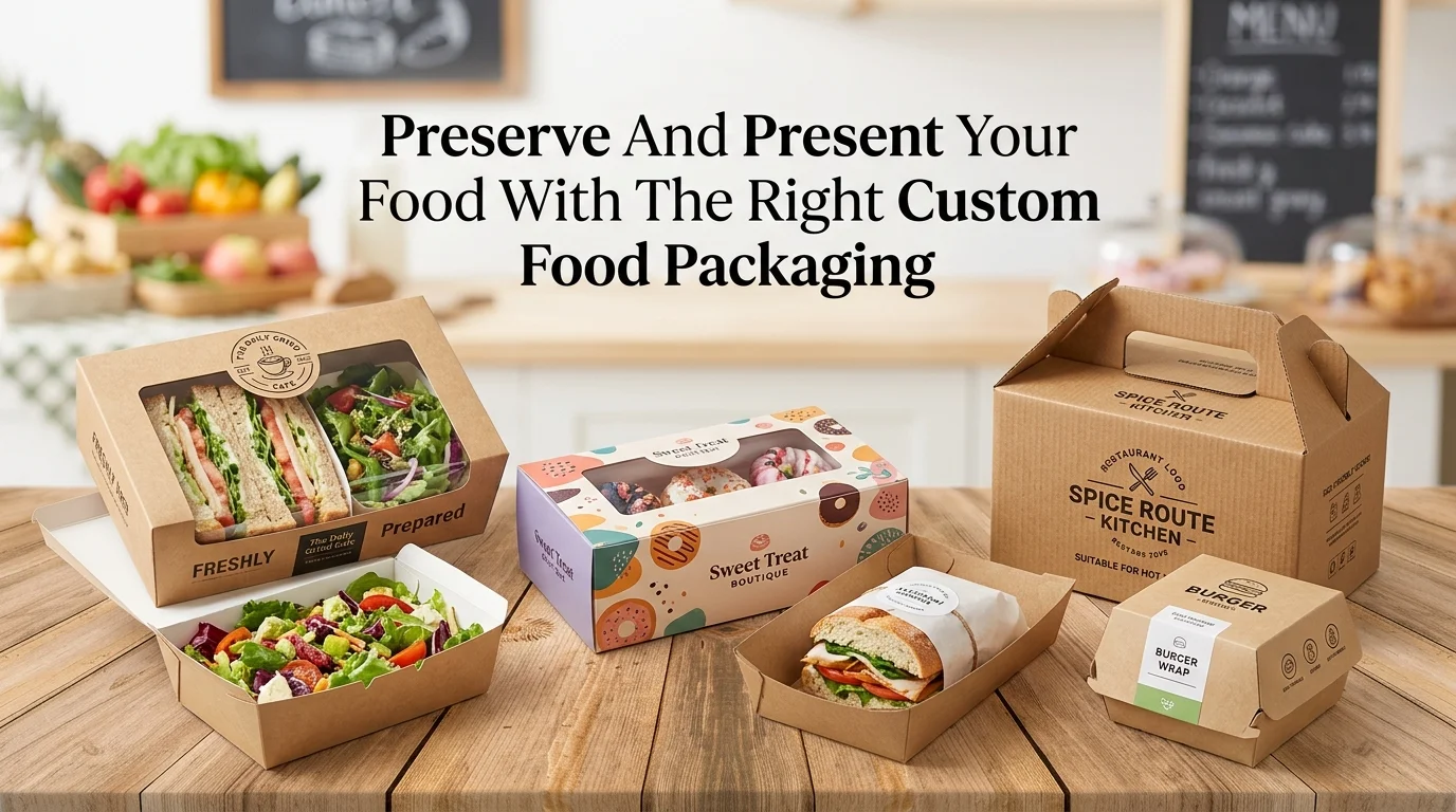 Preserve And Present Your Food With The Right Custom Food Packaging