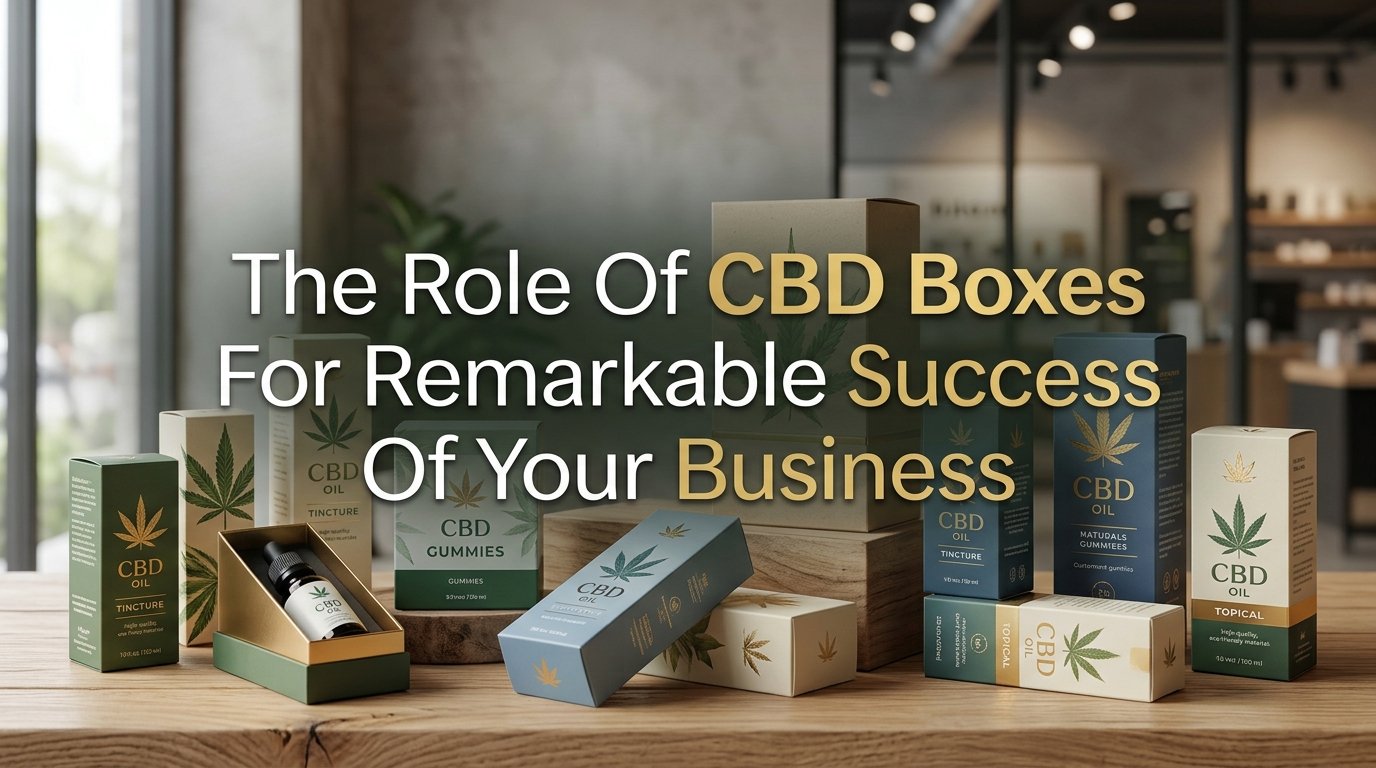 The Role Of CBD Boxes For Remarkable Success Of Your Business