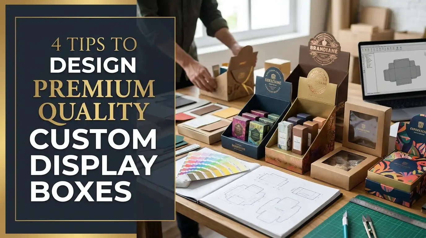 4 Tips To Design Premium-Quality Custom Display Boxes