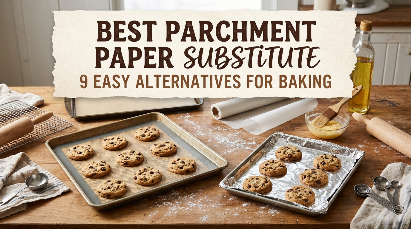 Best Parchment Paper Substitute: 9 Easy Alternatives for Baking