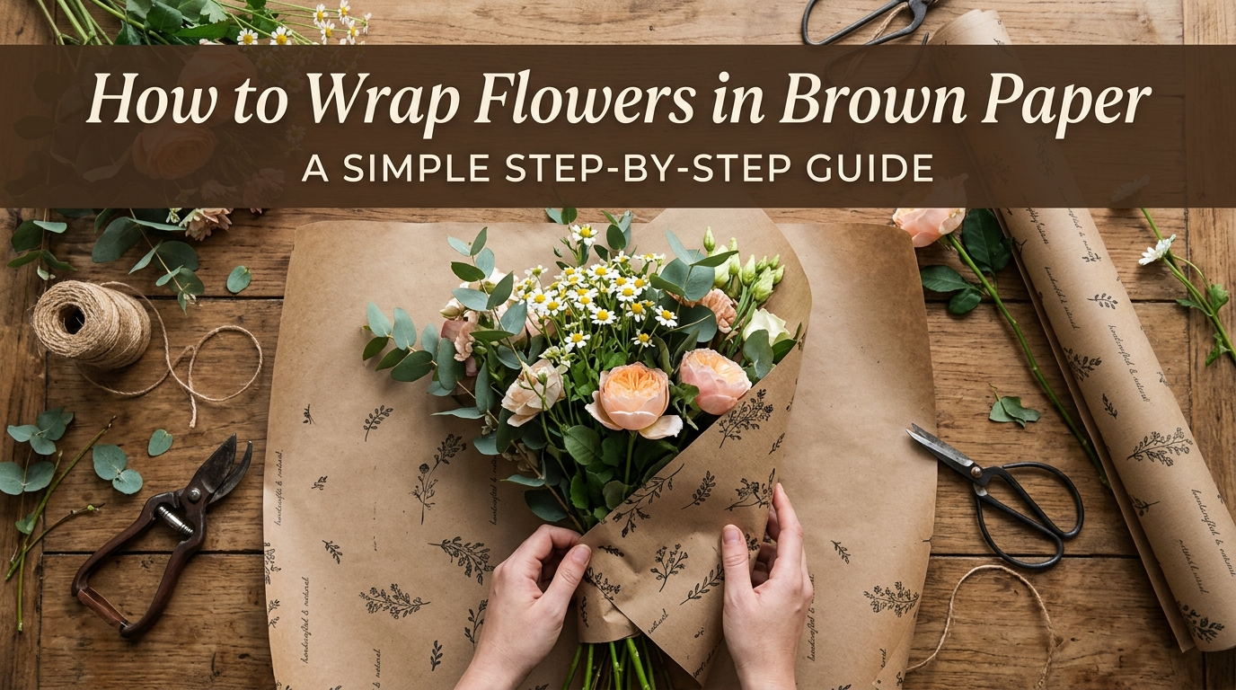How to Wrap Flowers in Brown Paper: A Simple Step-by-Step Guide